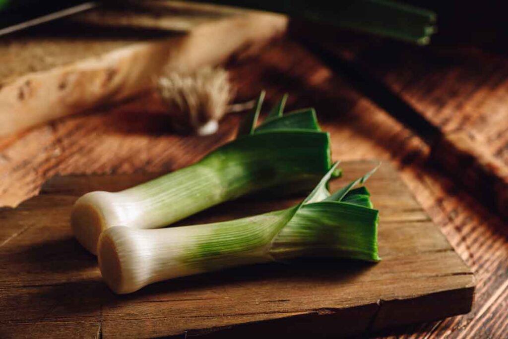 plant leeks