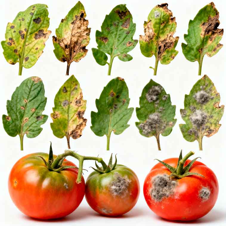 enfermedades de las tomateras